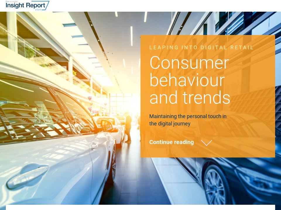 Consumer behaviour Insight Report 2020