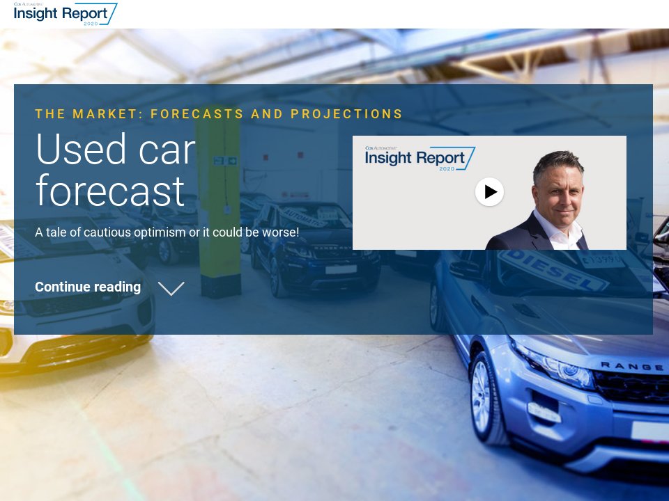 Used car forecast Insight Report 2020